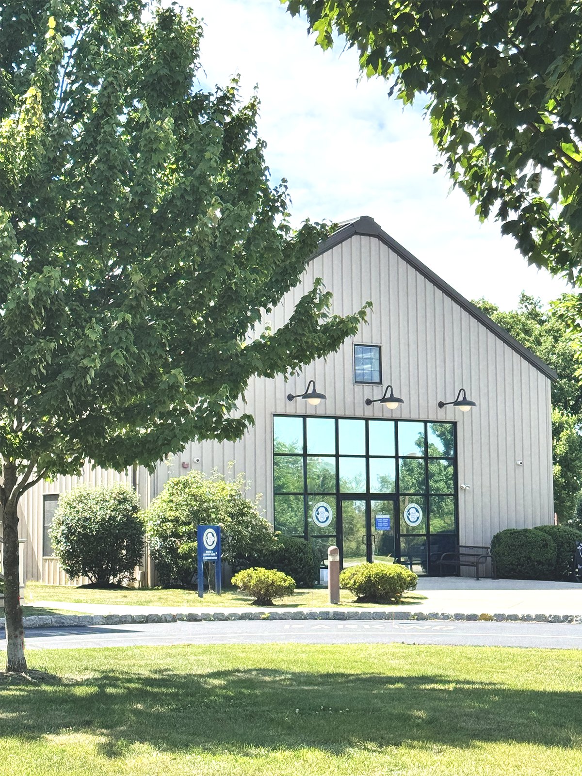 Exterior view of the SAVE animal shelter