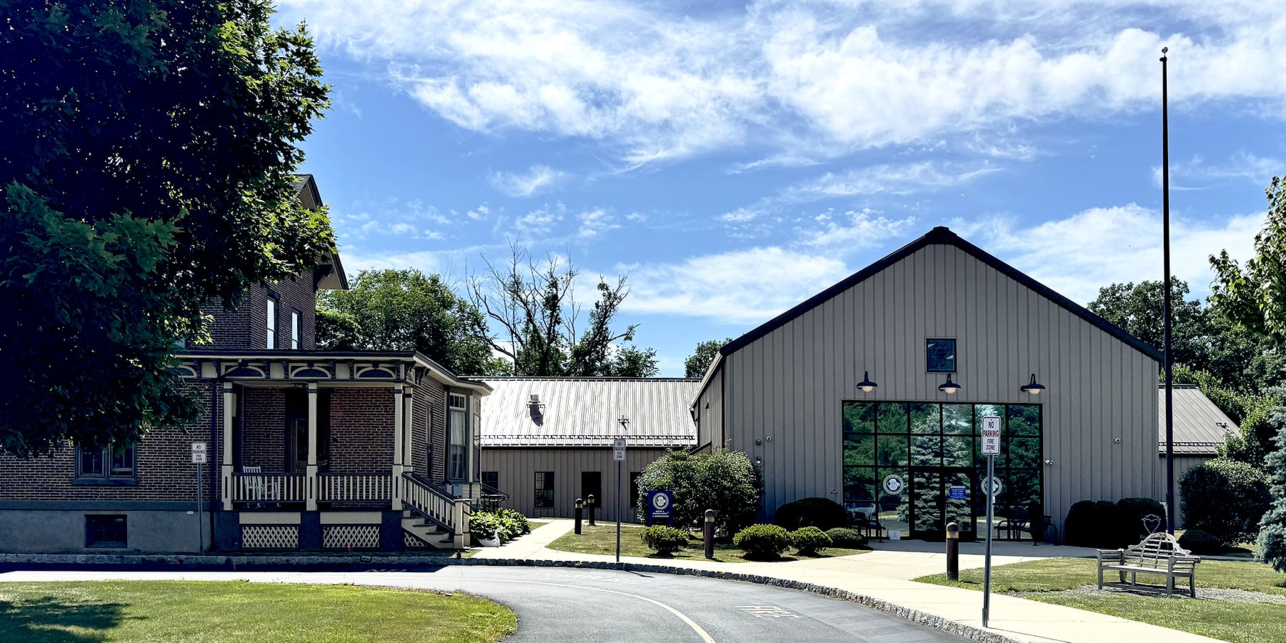 Exterior view of the SAVE animal shelter