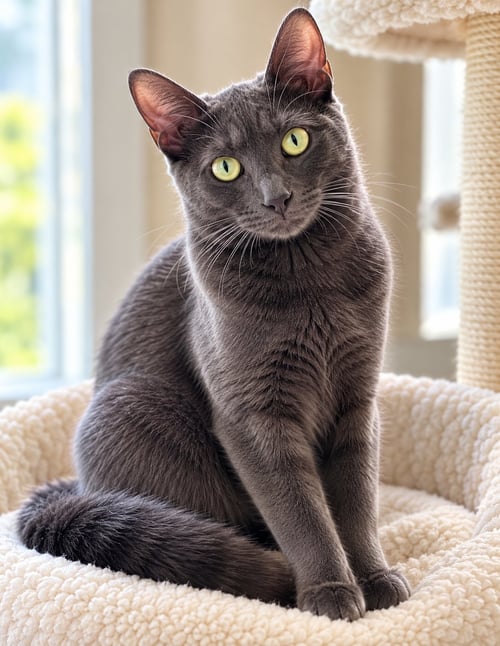 LUNA - Chartreux / Tiger available for adoption