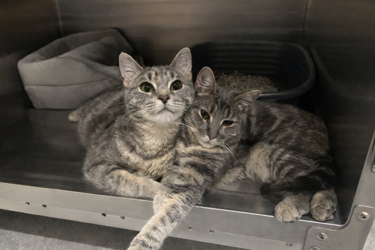 JOHNNY & JUNE - Domestic Short Hair available for adoption