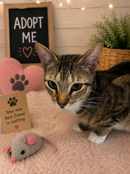 CHLOE C KIRK - Tabby / Domestic Short Hair available for adoption
