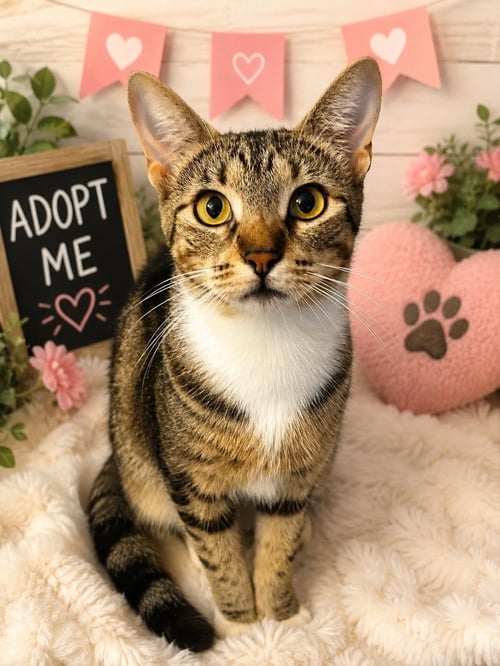 CHLOE C KIRK - Tabby / Domestic Short Hair available for adoption