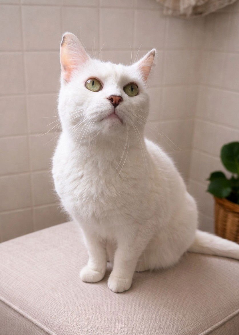 MISTY WHITE - Domestic Short Hair available for adoption