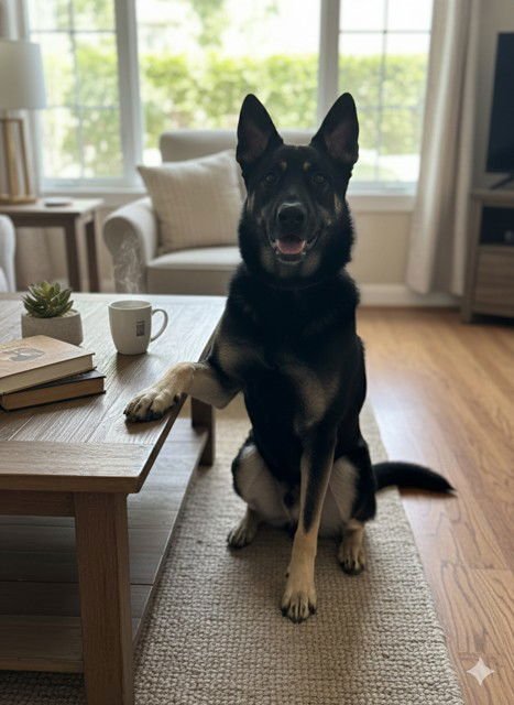 BLACKY - Australian Kelpie / German Shepherd Dog available for adoption