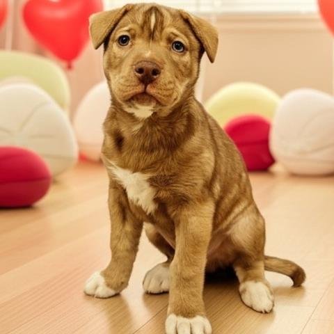 MACHO - Pit Bull Terrier / Siberian Husky available for adoption