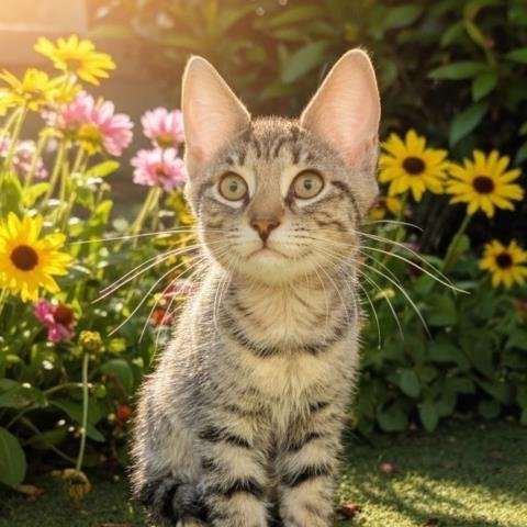 DARK FALCON - Domestic Short Hair available for adoption