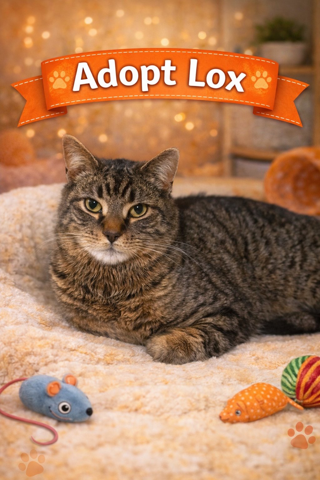 LOX (FCID# 03/02/2026 - 76 BROOKHAVEN PS) - Tabby available for adoption