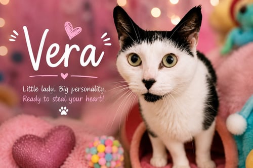 VERA (FCID# 05/12/2026 - 43 TRAINER) - Domestic Short Hair available for adoption