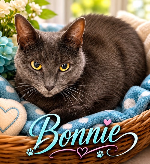 BONNIE (FCID# 06/29/2026 - 9 TRAINER) - Domestic Short Hair available for adoption
