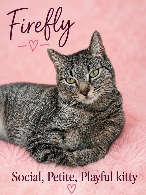 FIREFLY (FCID# 05/26/2026 - 125) WILLOW GROVE - Tabby available for adoption