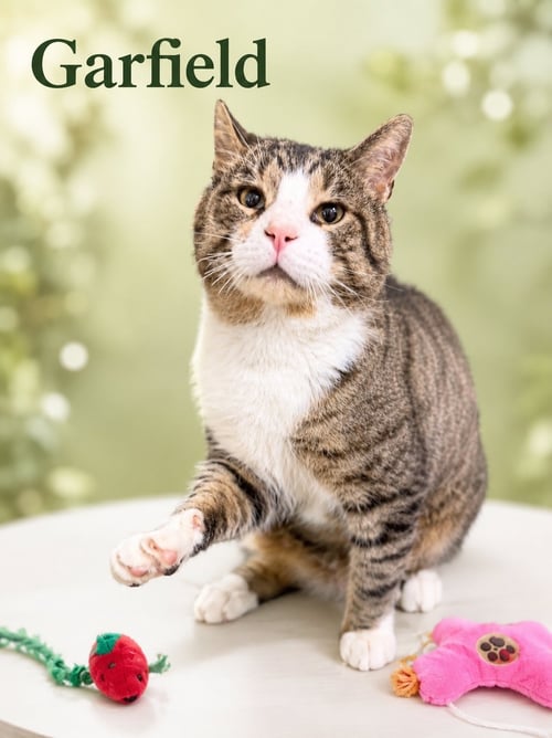 GARFIELD (FCID# 07/14/2026 - 130) WILLOW GROVE - Domestic Short Hair available for adoption