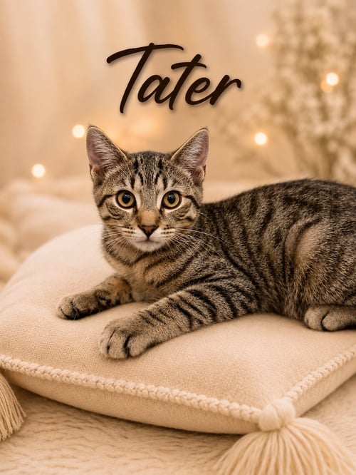 TATER (FCID# 06/10/2026-109) JENKINTOWN PS - Tabby available for adoption