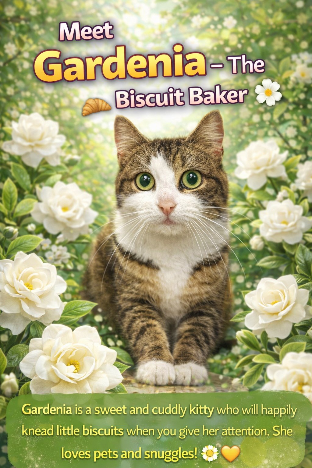 GARDENIA (FCID# 03/09/2026 - 47 BROOKHAVEN PS) - Tabby available for adoption