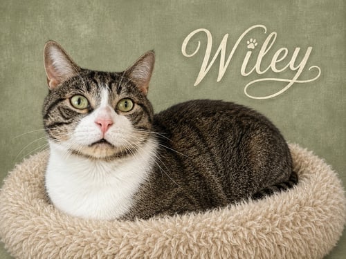 WILEY (FCID# 01/24/2025 - 101) WILLOW GROVE - Domestic Short Hair available for adoption