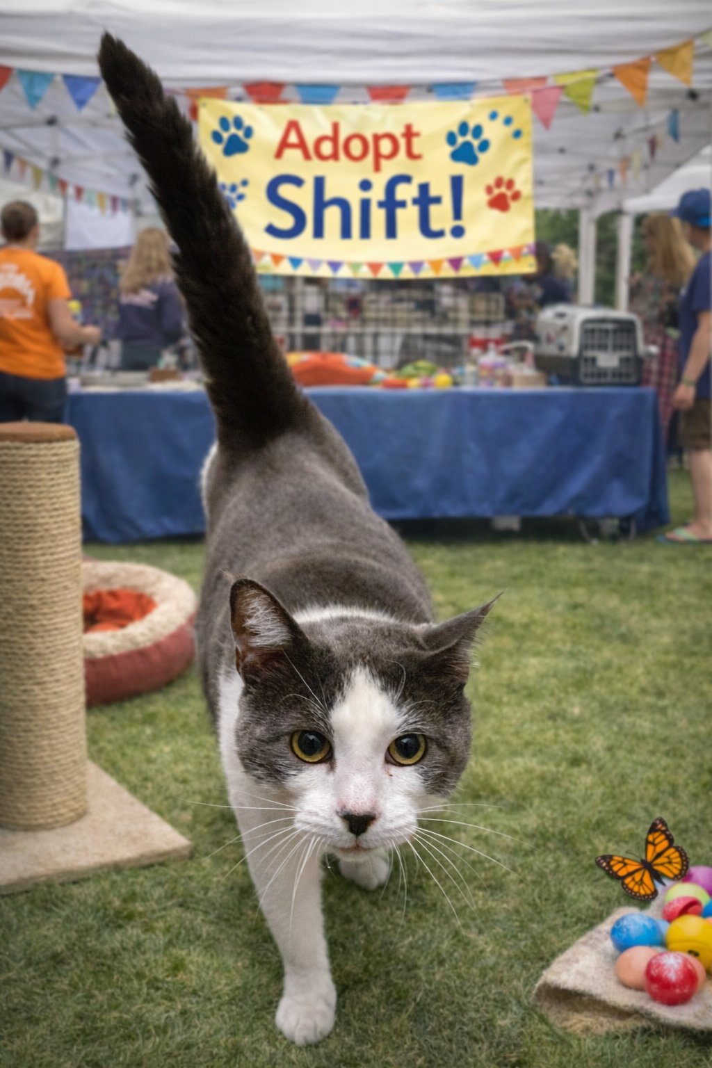 SHIFT (FCID# 03/02/2026 - 12 TRAINER - Domestic Short Hair available for adoption