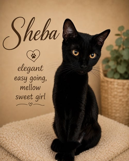 SHEENA (FCID#  06/02/2026-115) - Domestic Short Hair available for adoption