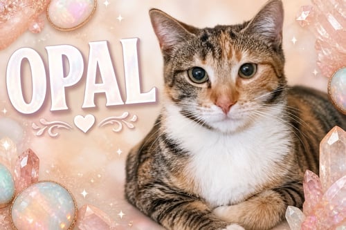 OPAL (FCID# 02/19/2026 - 68) - Calico / Tabby available for adoption