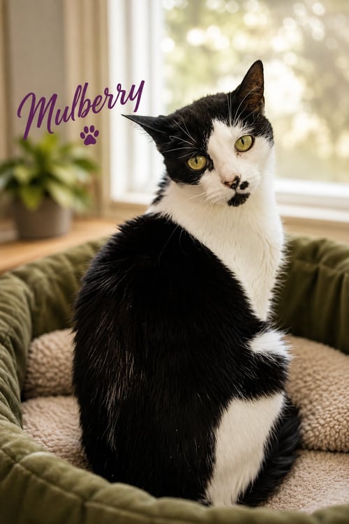 MULBERRY (FCID# 05/12/2026 - 33 TRAINER) - Domestic Short Hair available for adoption