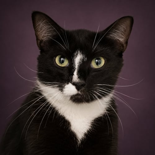 FIGERO/FIGARO (FCID# 06/08/2026 - 20 TRAINER) - Tuxedo available for adoption