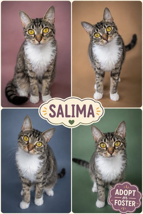 SALIMA (FCID# 07/14/2026 - 33 TRAINER) - Tabby available for adoption