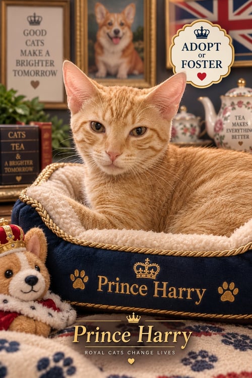 PRINCE HARRY (FCID# 06/25/2026 - 42 BRANDYWINE PS) - Tabby for adoption in Wilmington