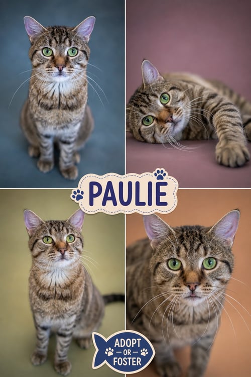 PAULIE (FCID# 06/29/2026 - 54 MILLSBORO PS) - Tabby available for adoption