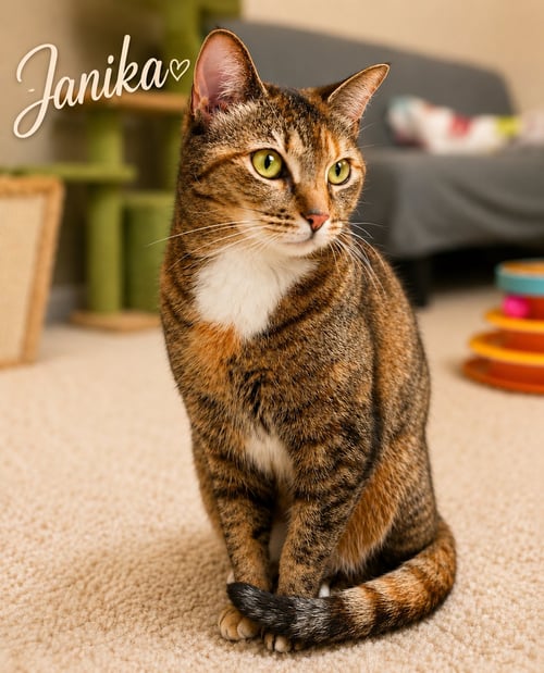 JANIKA (FCID# 04/02/2026 - 37 MILLSBORO PS) - Tabby / Calico available for adoption
