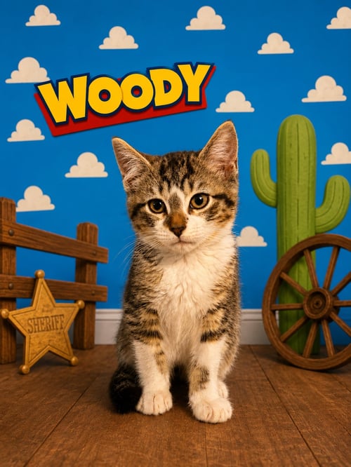 WOODY & BUZZ: BONDED (FCID# 06/24/26 - 66, 65) - Domestic Short Hair available for adoption