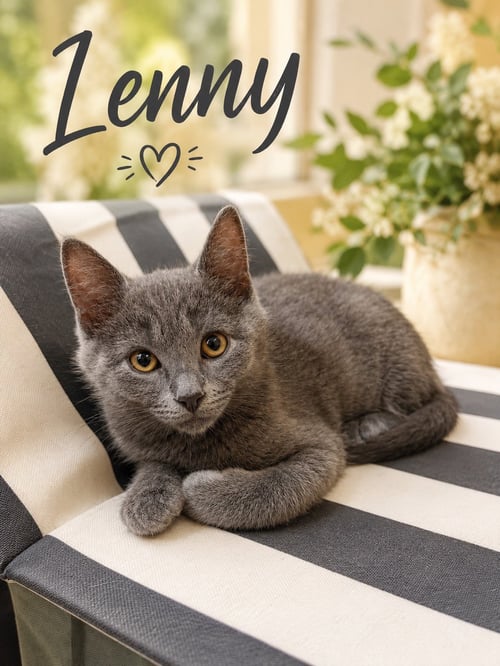 LENNY, JENKINTOWN PS, (FCID  06/17/2026-157) - Domestic Short Hair available for adoption
