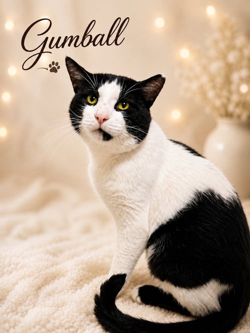 GUMBALL (FCID# 05/26/2026 - 127) WILLOW GROVE - Domestic Short Hair available for adoption