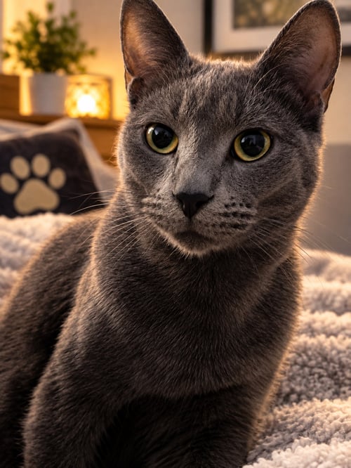 LUISA VUITTON - Russian Blue available for adoption