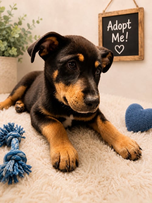 DR.PEPPER (M) - Rottweiler / Australian Shepherd available for adoption