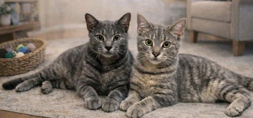 TIGER AND OLIVER - PETSMART PLANTATION FOSTER HOME - Domestic Short Hair available for adoption