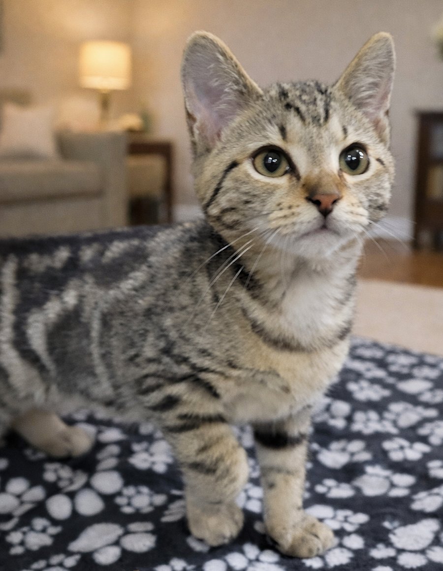 KITTEN MERGE - Domestic Short Hair / Tabby available for adoption
