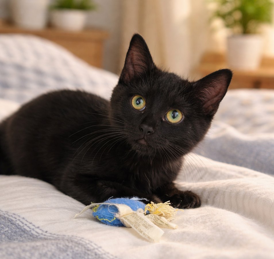 KITTEN MYTH - Domestic Short Hair available for adoption