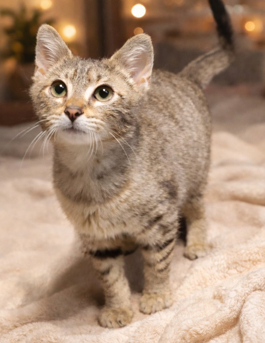 KITTEN POSTAGE - Domestic Short Hair / Tabby available for adoption