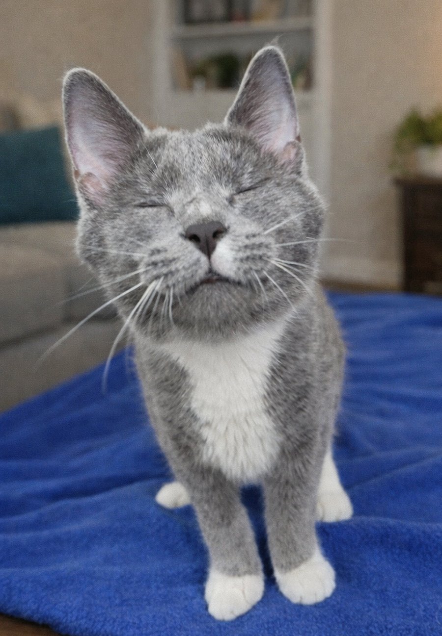 KITTEN BOGGLE **BLIND** - Domestic Short Hair available for adoption