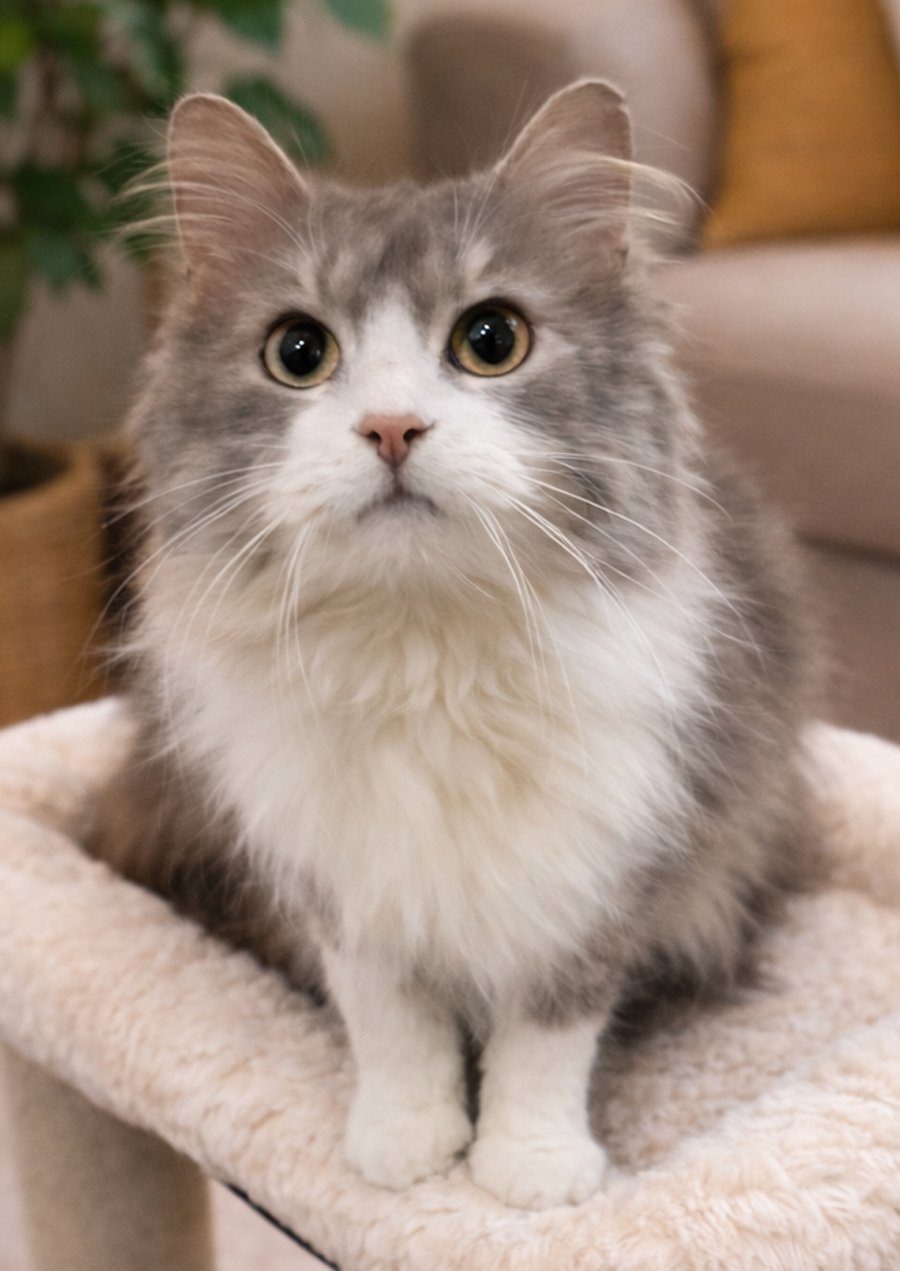 GROVE - Domestic Long Hair / Dilute Calico available for adoption