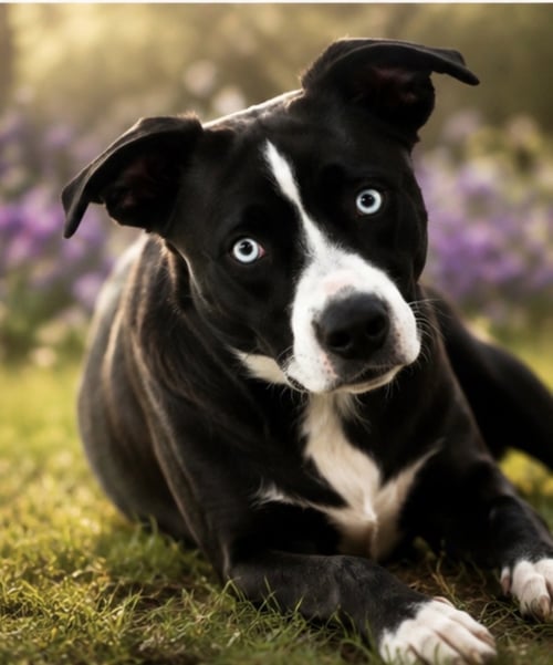 DIAMOND - American Staffordshire Terrier / Siberian Husky available for adoption