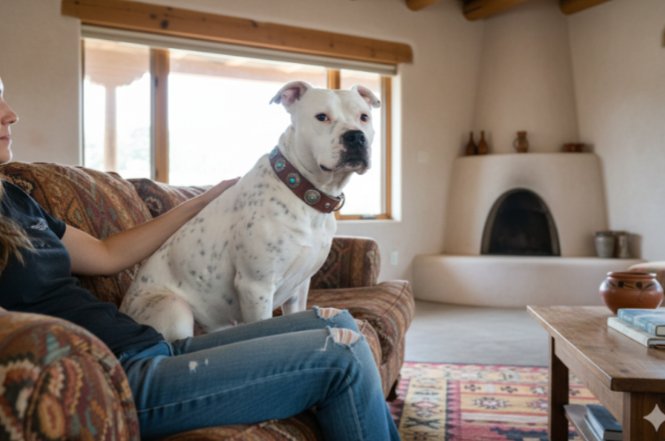 SNOWBALL (DEAF) - American Staffordshire Terrier available for adoption