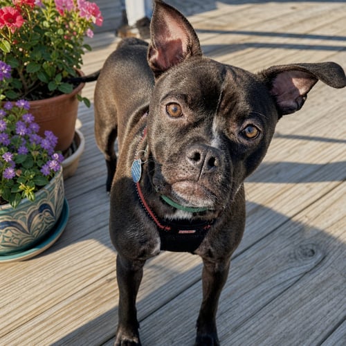 JETT - American Staffordshire Terrier / Boston Terrier available for adoption