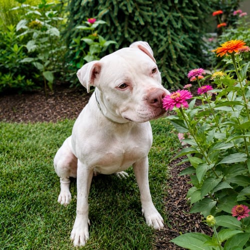 SNOW - American Staffordshire Terrier / American Pit Bull Terrier available for adoption