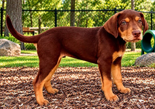 PUPPY DEANO - Golden Retriever / Hound available for adoption