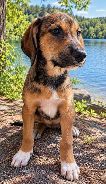 PUPPY PEANUT BUTTER - Hound available for adoption