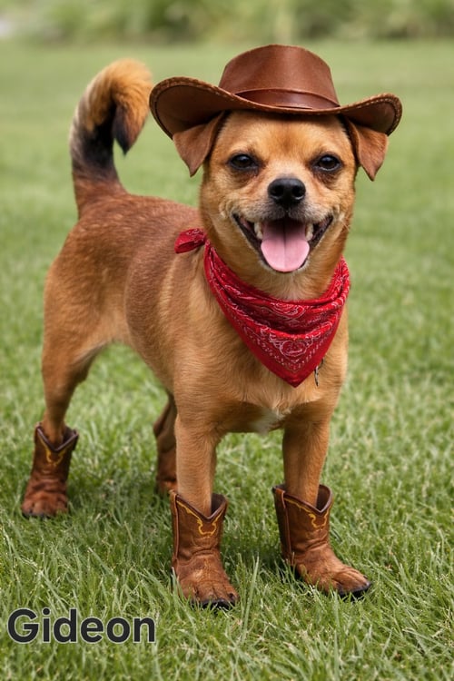 GIDEON THERAPY DOG - Pug / Beagle available for adoption