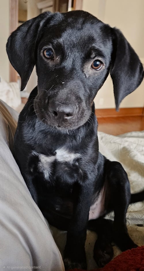 PUPPY JAY JAY - Black Labrador Retriever available for adoption