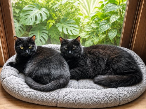 LUNA & STELLA #2014 - OFFERED BY OWNER - BONDED - Domestic Short Hair available for adoption