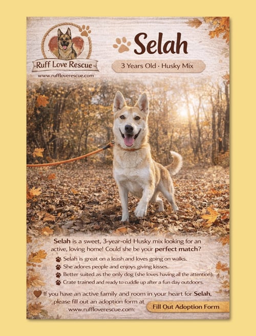 SELAH - Husky available for adoption