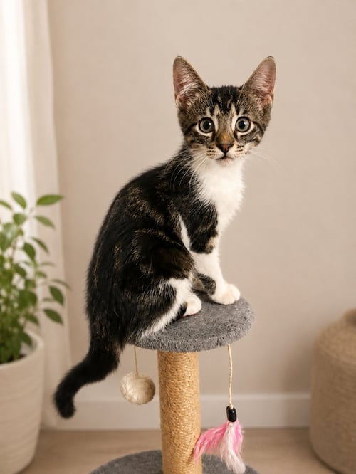 CYPRESS (BONDED WITH HICKORY) - Domestic Short Hair available for adoption