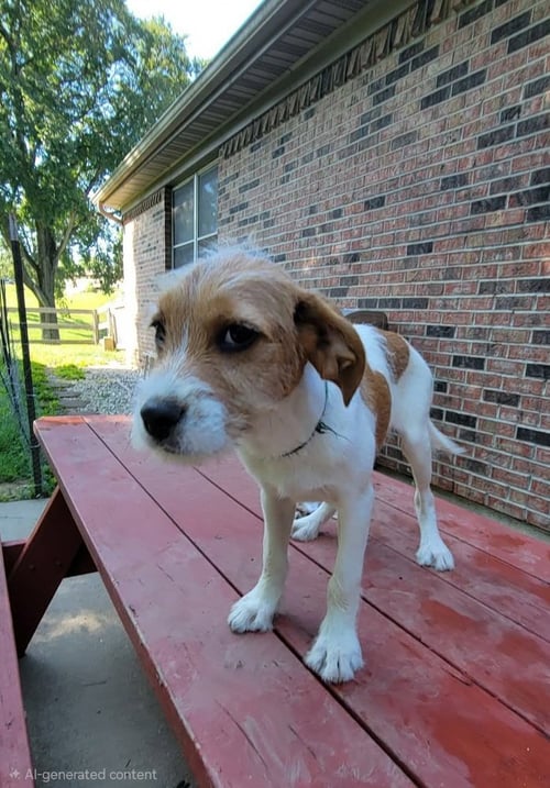 HORSING AROUND : WHIRL AWAY - Terrier / Beagle available for adoption